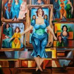 Iconic Identities, oil on canvas, 48"× 60"