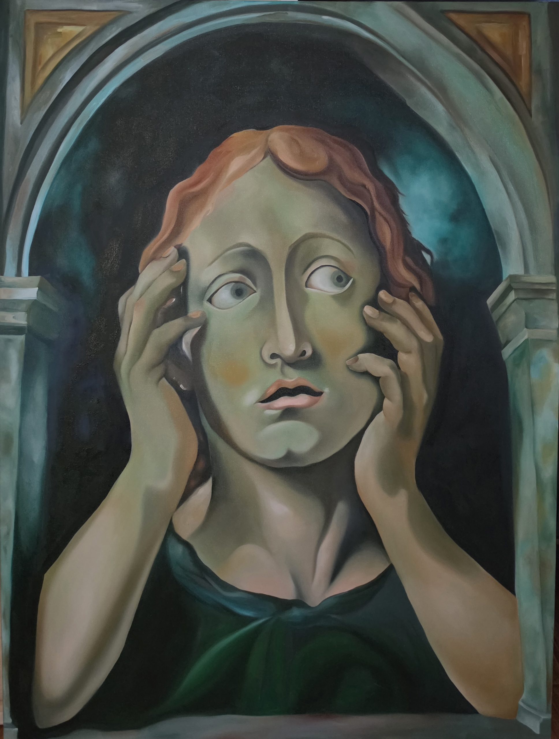 Gaze, oil on canvas, 30"×40"